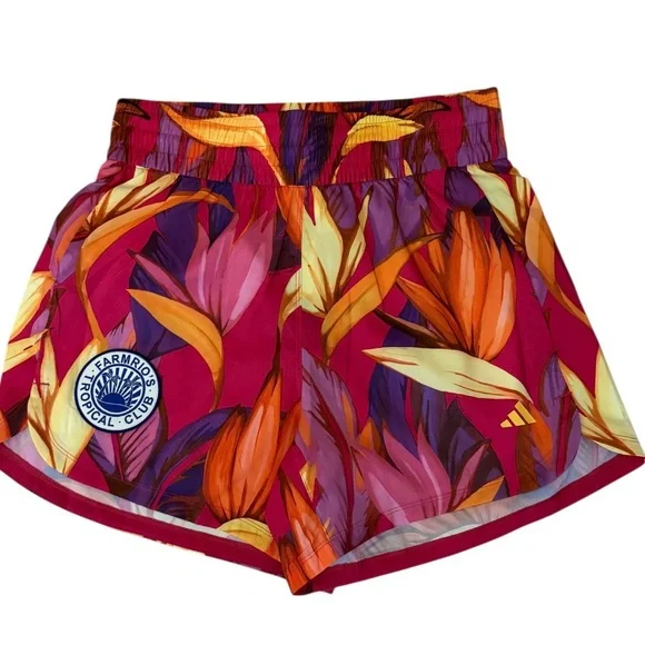 💕ADIDAS x FARM RIO💕 Pacer Shorts Medium M NWT - Picture 11 of 11